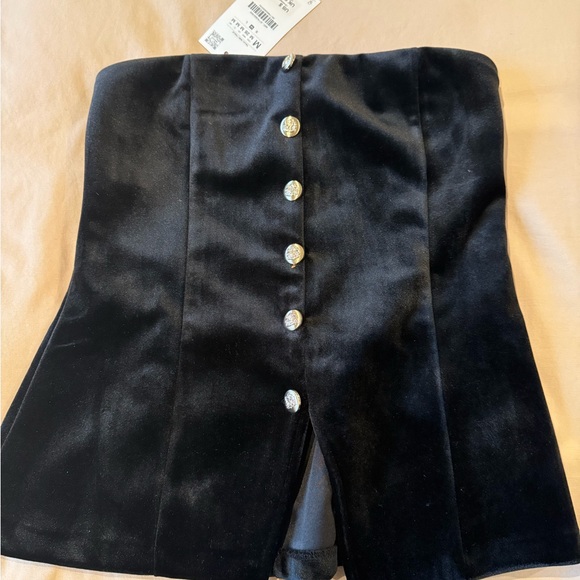 NWT. Item sold out online. Velvet Strapless Top. - Picture 7 of 8